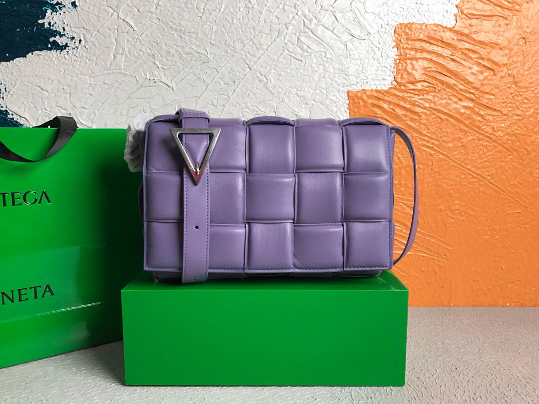 Bottega Veneta BV 591970 Padded Cassette 20206 Light Purple Silver - Default Title - View 1