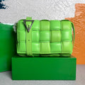 Bottega Veneta BV 591970 Padded Cassette 20206 Lemon Green Silver - Default Title - View 1