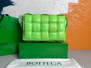 Bottega Veneta BV 591970 Padded Cassette 20206 Lemon Green Silver - Default Title - View 2