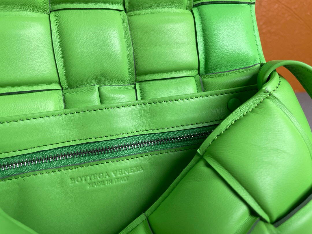 Bottega Veneta BV 591970 Padded Cassette 20206 Lemon Green Silver - Default Title - View 8