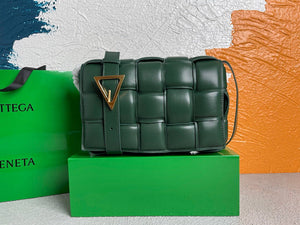 Bottega Veneta BV 20206 Padded Cassette 591970 Dark Green Gold - Default Title - View 1