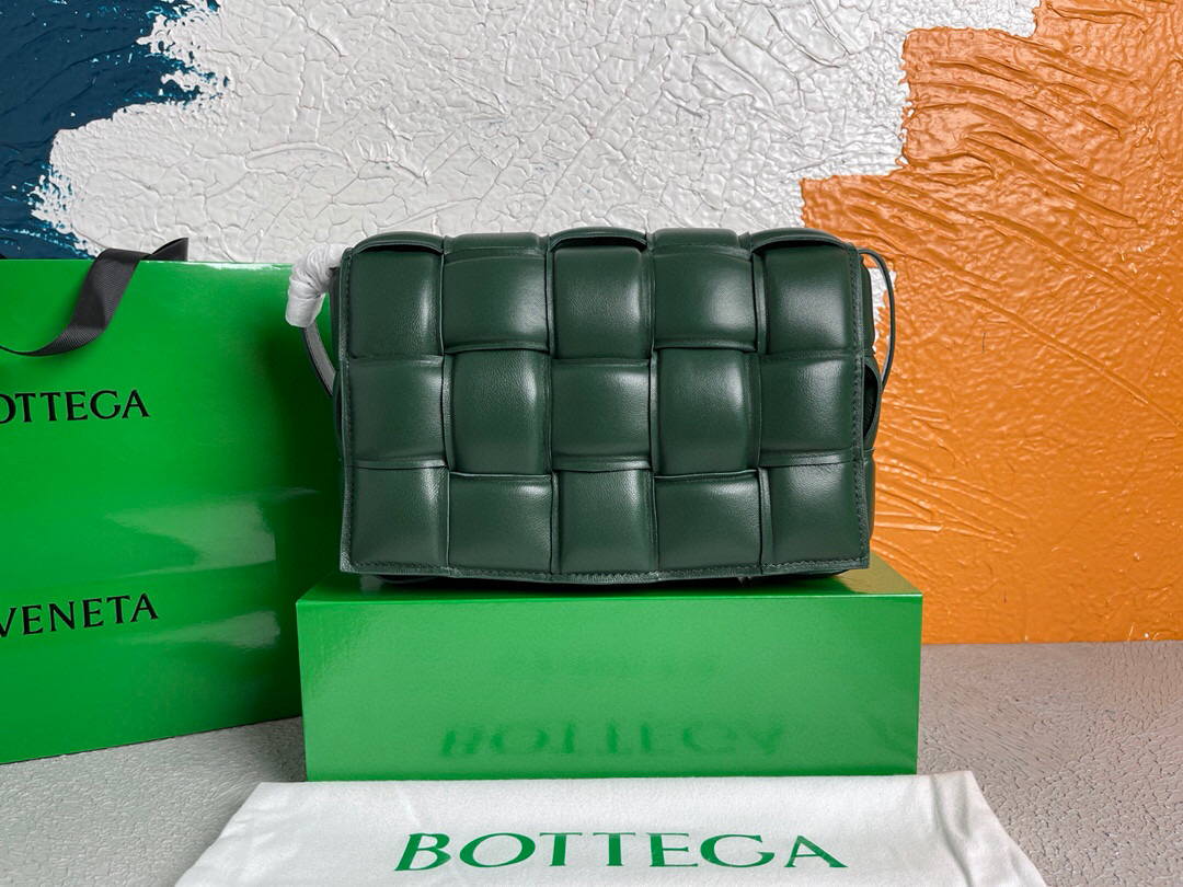 Bottega Veneta BV 20206 Padded Cassette 591970 Dark Green Gold - Default Title - View 2