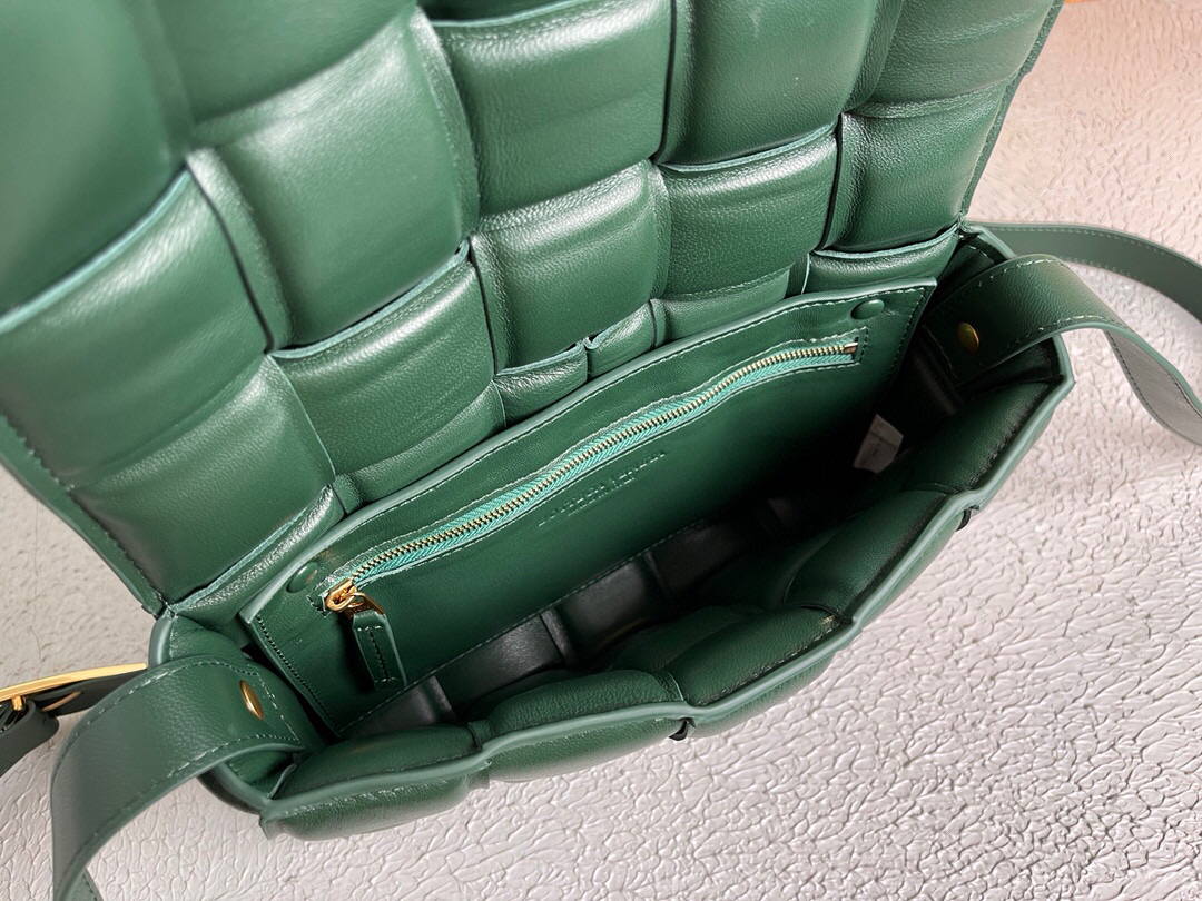 Bottega Veneta BV 20206 Padded Cassette 591970 Dark Green Gold - Default Title - View 7