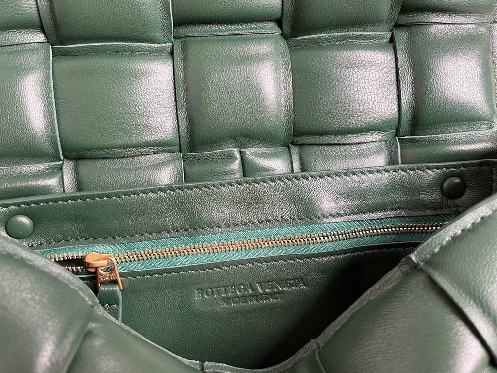 Bottega Veneta BV 20206 Padded Cassette 591970 Dark Green Gold