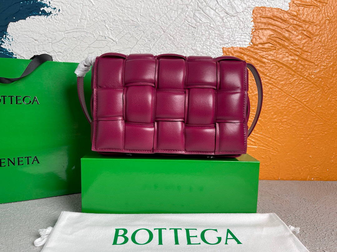 Bottega Veneta BV 20206 Padded Cassette 591970 Wine Red Gold - Default Title - View 2