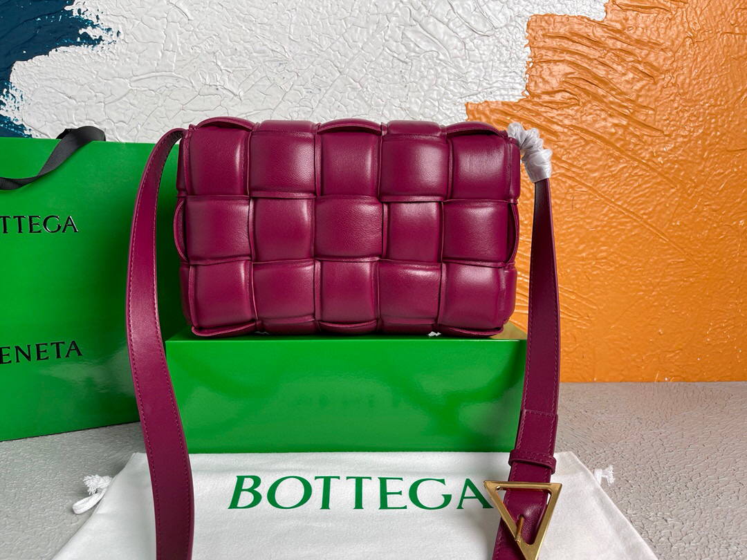 Bottega Veneta BV 20206 Padded Cassette 591970 Wine Red Gold - Default Title - View 3