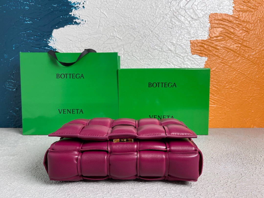 Bottega Veneta BV 20206 Padded Cassette 591970 Wine Red Gold - Default Title - View 5