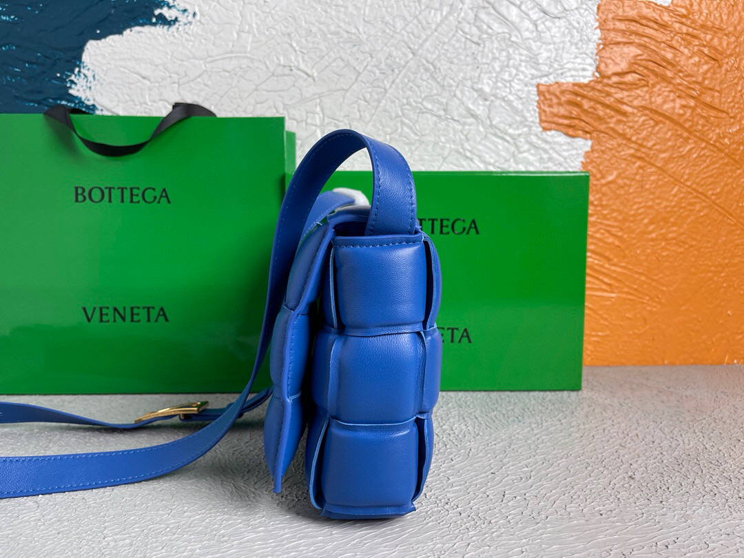 Bottega Veneta BV 20206 Padded Cassette 591970 Blue Gold