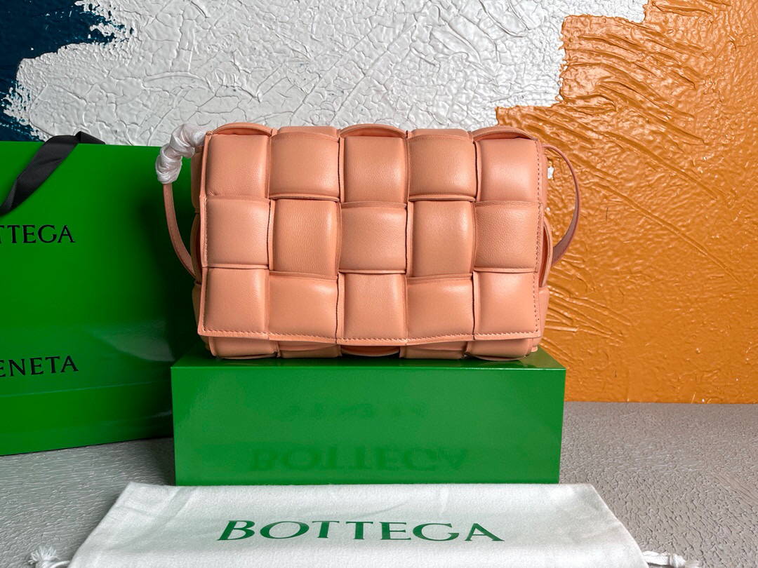 Bottega Veneta BV 20206 Padded Cassette 591970 Pink Orange Gold - Default Title - View 2