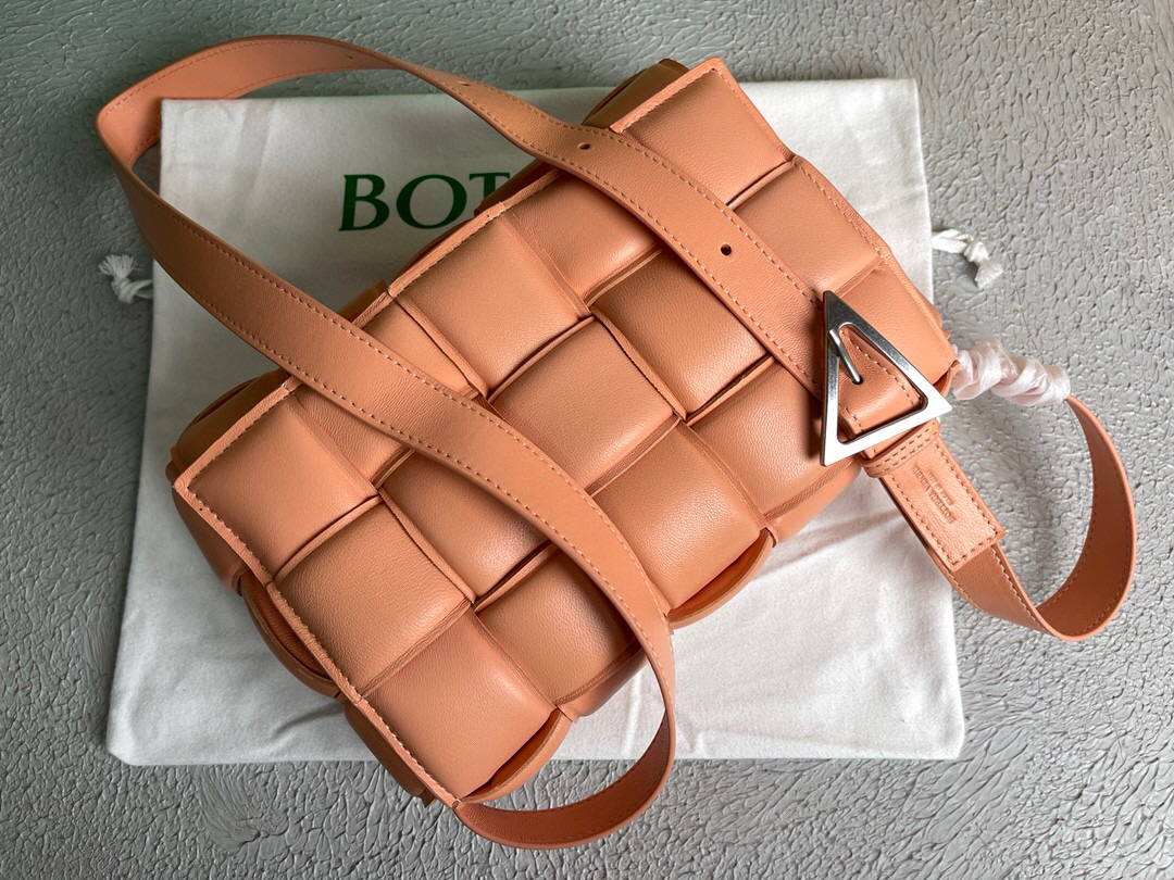 Bottega Veneta BV 20206 Padded Cassette 591970 Pink Orange Gold
