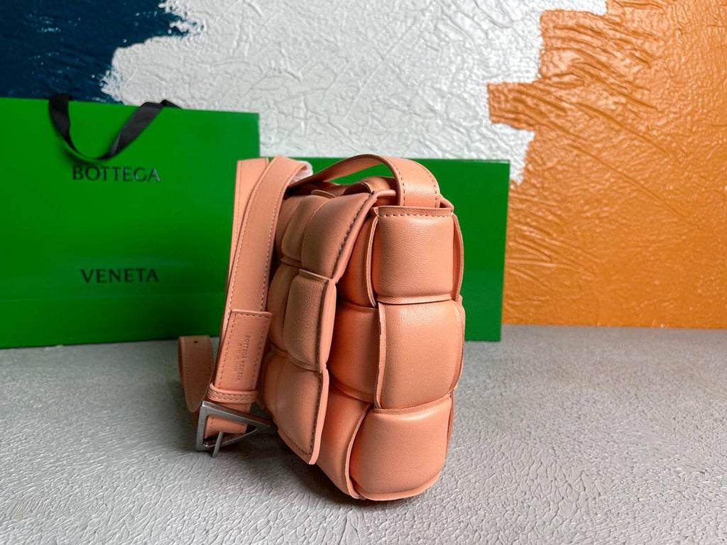 Bottega Veneta BV 20206 Padded Cassette 591970 Pink Orange Gold