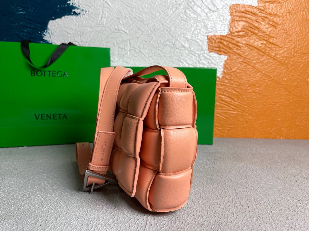 Bottega Veneta BV 20206 Padded Cassette 591970 Pink Orange Gold