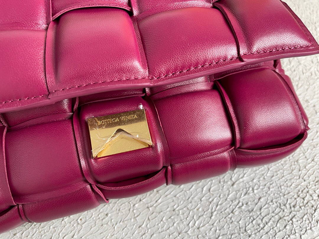 Bottega Veneta BV 20206 Chain Cassette 631421 Wine Red Gold - Default Title - View 9