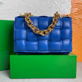 Bottega Veneta BV 20206 Chain Cassette 631421 Cobalt Gold - Default Title - View 1
