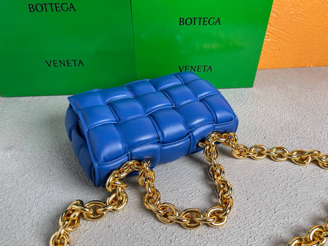 Bottega Veneta BV 20206 Chain Cassette 631421 Cobalt Gold - Default Title - View 6