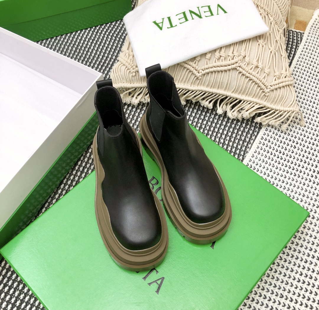 Bottega Veneta Women Shoes 630300VBS501024 Tire Ankle Chelsea Boot 166982