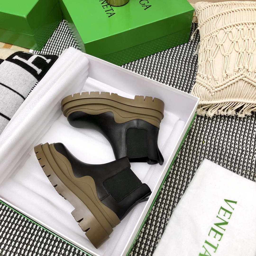 Bottega Veneta Women Shoes 630300VBS501024 Tire Ankle Chelsea Boot 166982