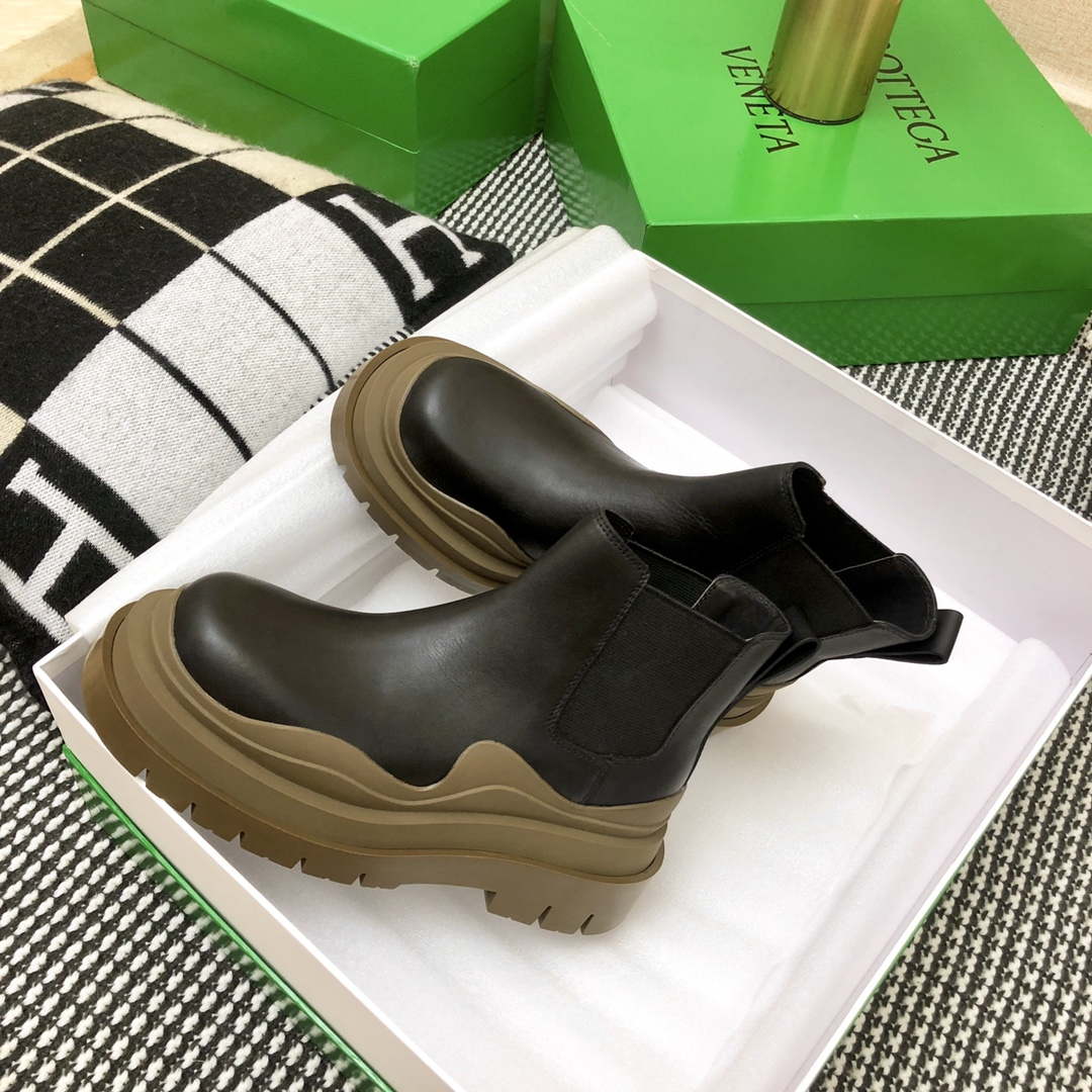 Bottega Veneta Women Shoes 630300VBS501024 Tire Ankle Chelsea Boot 166982