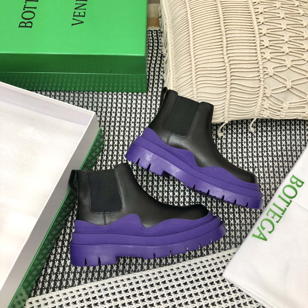 Bottega Veneta Women Shoes 630300VBS501024 Tire Ankle Chelsea Boot 167006