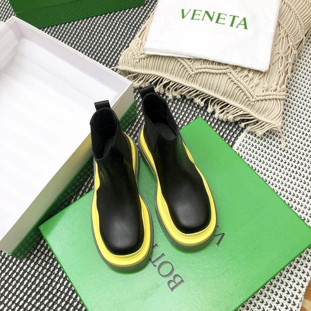 Bottega Veneta Women Shoes 630300VBS501024 Tire Ankle Chelsea Boot 167002 - 35 - View 1