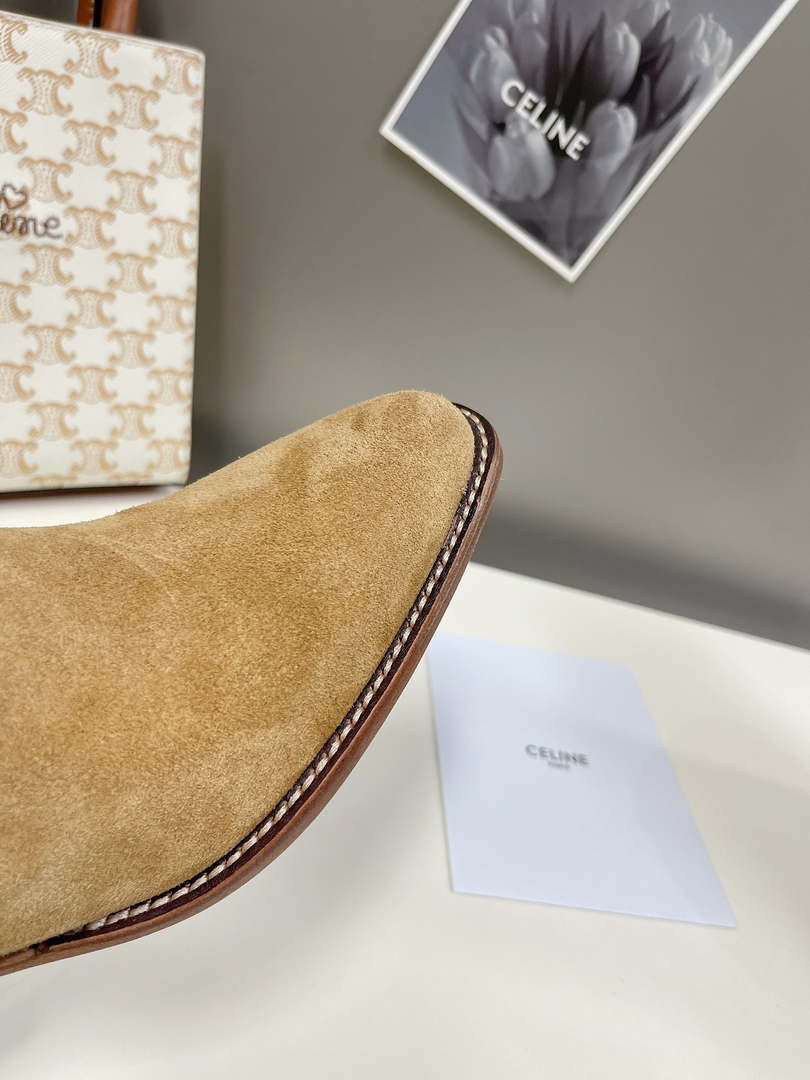 Celine Women Shoes Cuiser Boots in Painted Calfshin 189041