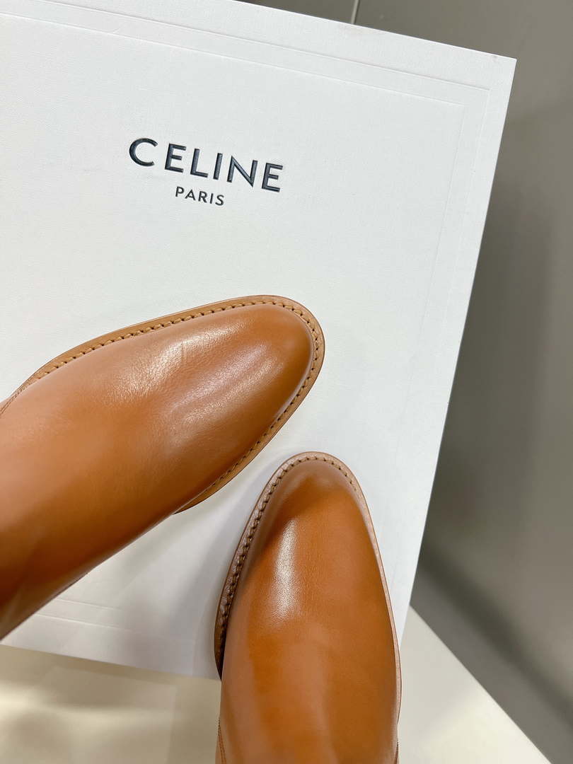 Celine Women Shoes 343413554C.38NO Margaret Chelsea Boot in Calfskin 188599