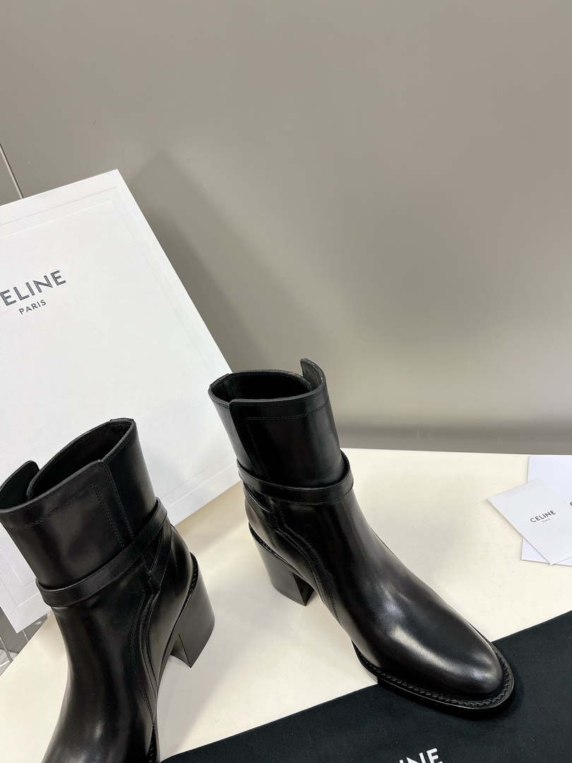 Celine Women Shoes 343413554C.38NO Margaret Chelsea Boot in Calfskin 188600