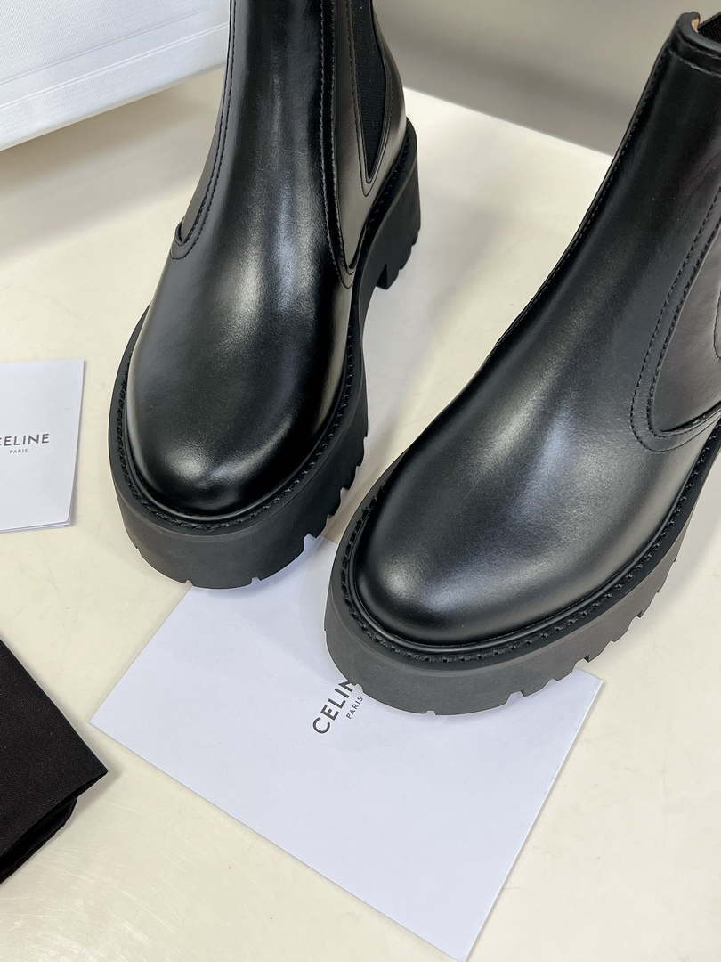 Celine Women Shoes 343413554C.38NO Margaret Chelsea Boot in Calfskin 188603