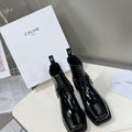 Celine Women Shoes 345873622C.38NO Celine Bilker Chelsea Boot In Polished Calfskin 191334 - 35 - View 1