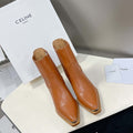 Celine Women Shoes 348303492C.38NO Cruiser Boots Chelsea Boot with Metal Toe In Calfskin 191324 - 35 - View 1