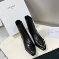 Celine Women Shoes 348303492C.38NO Cruiser Boots Chelsea Boot with Metal Toe In Calfskin 191325 - 35 - View 1