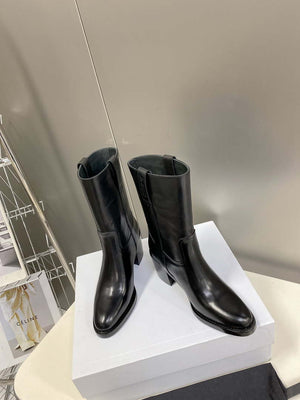 Celine Women Shoes 349113492C.04LU Mid Boot Celine Conde in Calfskintan 187823 - 35 - View 6