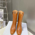 Celine Women Shoes 349113492C.04LU Mid Boot Celine Conde in Calfskintan 187824 - 35 - View 1