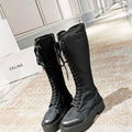 Celine Women Shoes Celine Buckled High Boot in Calfskin 189817 - 35 - View 1