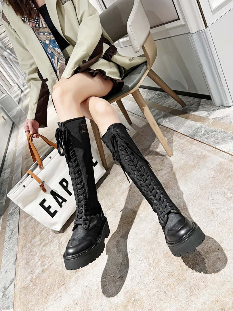 Celine Women Shoes Celine Buckled High Boot in Calfskin 189817