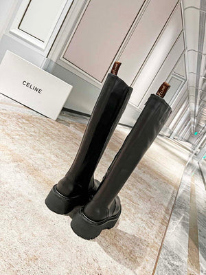 Celine Women Shoes Celine Buckled High Boot in Calfskin 189819 - 35 - View 3