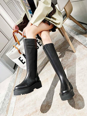 Celine Women Shoes Celine Buckled High Boot in Calfskin 189819 - 35 - View 5