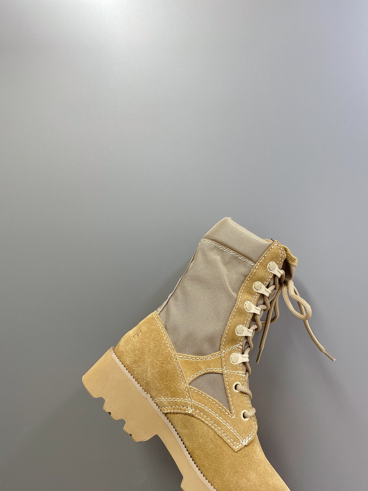 Celine Women Shoes Celine in Nucuck Laced up Boot 189044