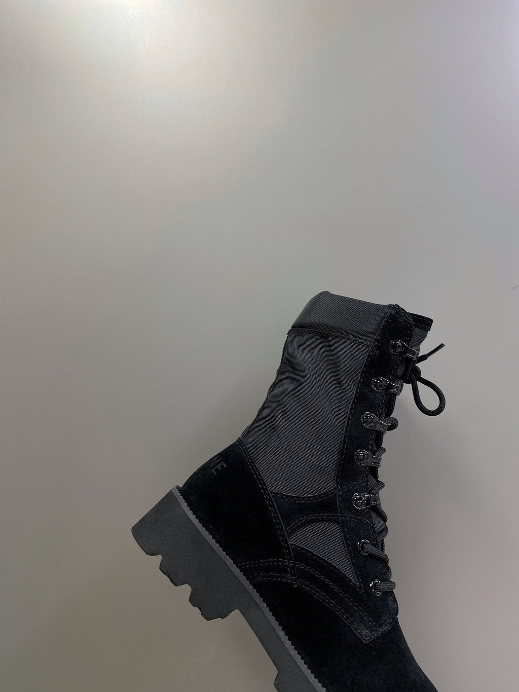 Celine Women Shoes Celine in Nucuck Laced up Boot 189045