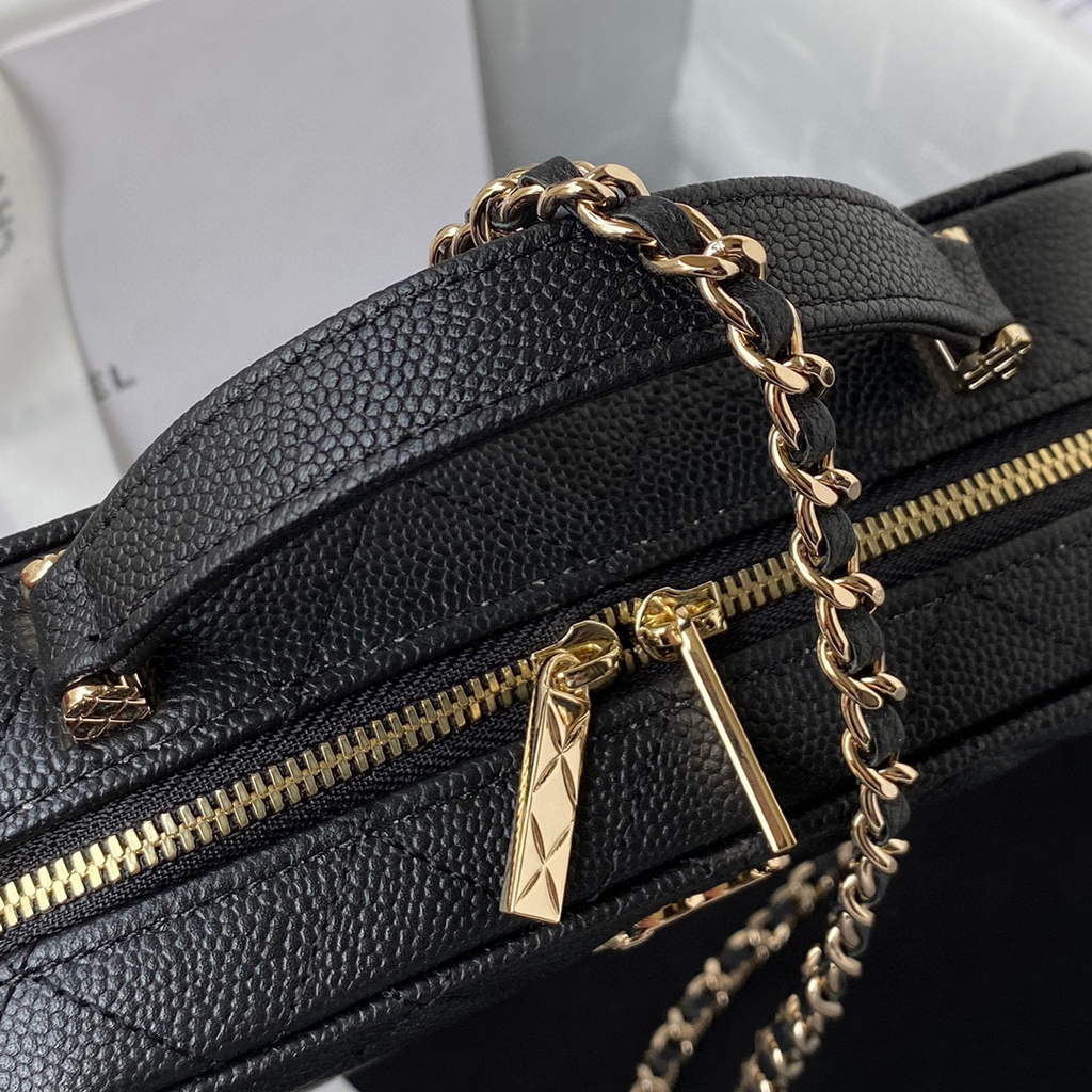 Chanel AS3168 Vanity with Chain Bag Black
