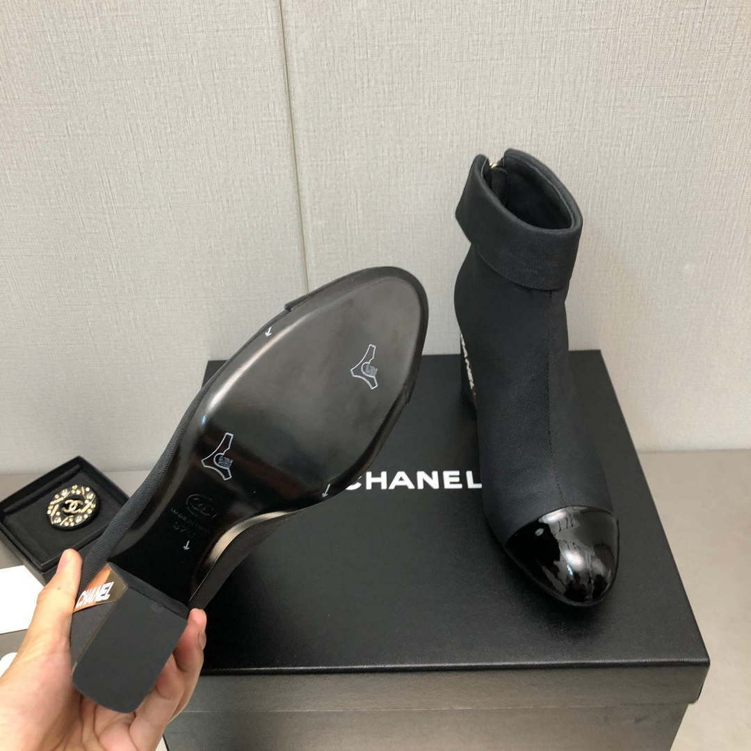 Chanel Women's Shoes Ankle Boots 194351 - 35 - View 9