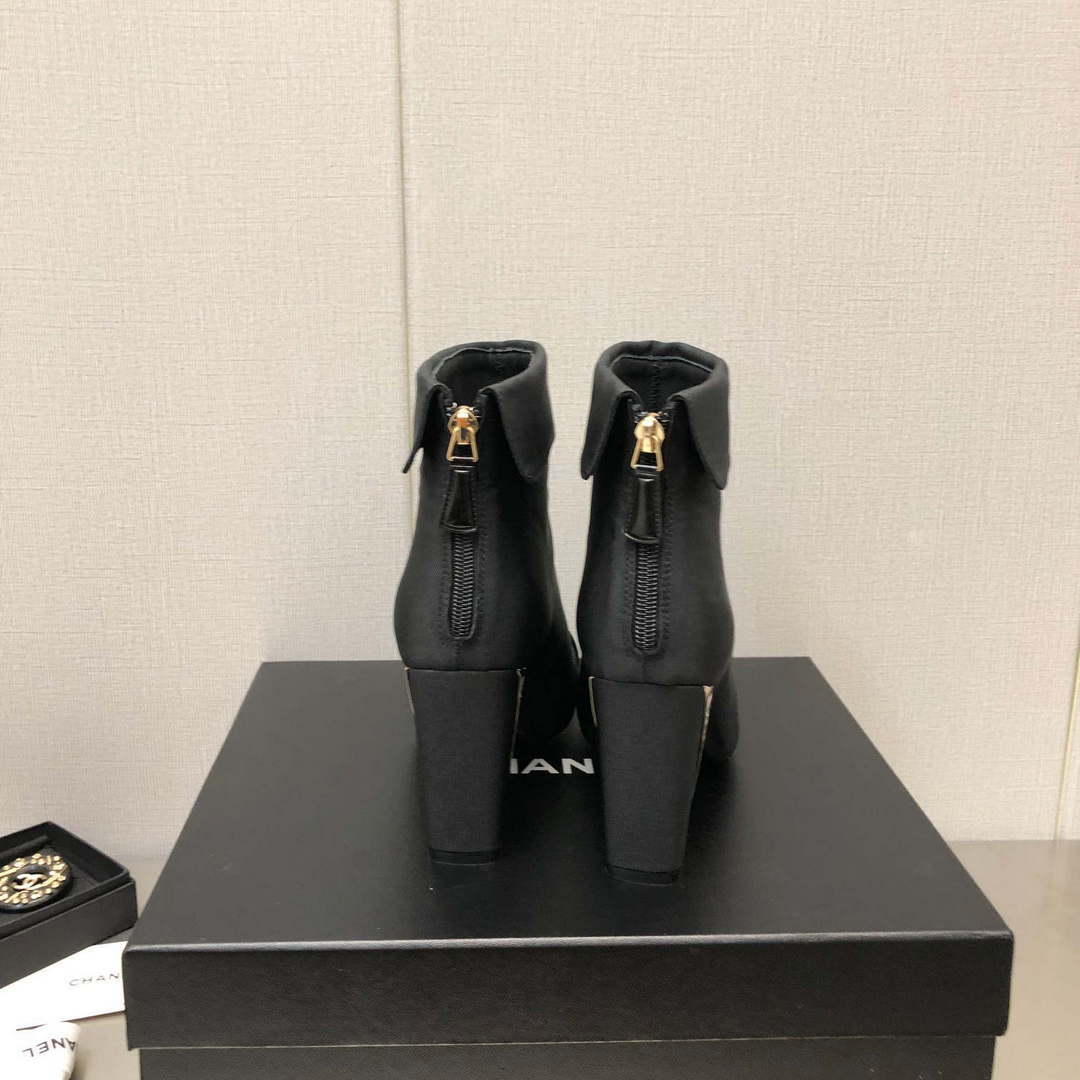 Chanel Women's Shoes Ankle Boots 194351
