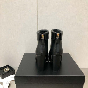 Chanel Women's Shoes Ankle Boots 194353 - 35 - View 3