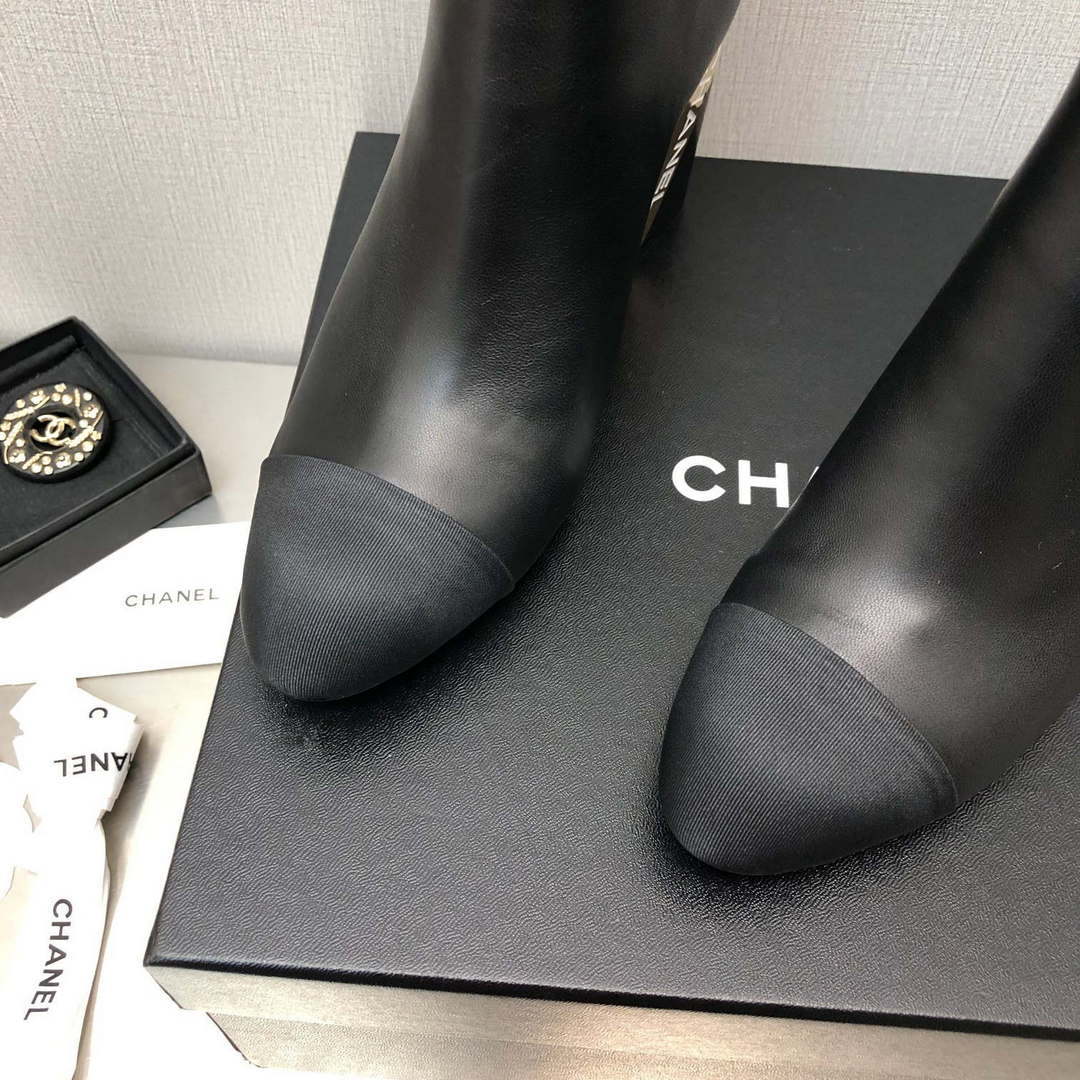 Chanel Women's Shoes Ankle Boots 194353 - 35 - View 2