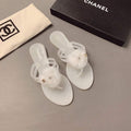 Chanel G38866 Sandals Mules Fabric Women C91202