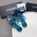 Chanel G38867 Sandals Mules Fabric Women C91204
