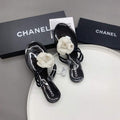 Chanel G38867 Sandals Mules Fabric Women C91208