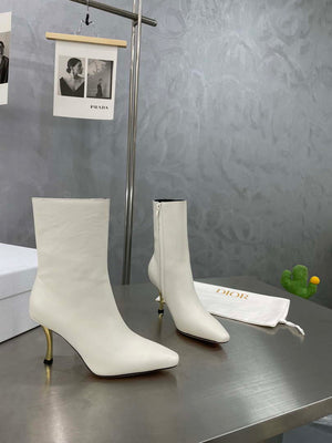 Dior Women's Shoes KCI806VVV_S900 D-Fame Heeled Angle Boot 192877 - 35 - View 2