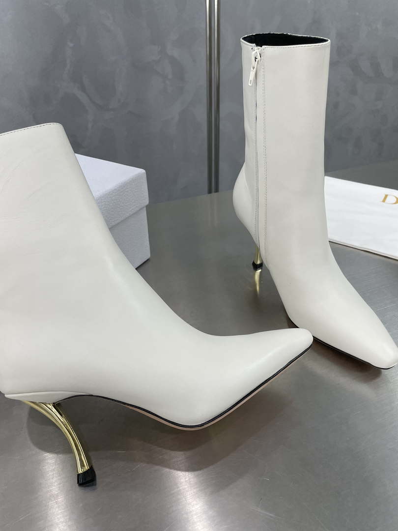 Dior Women's Shoes KCI806VVV_S900 D-Fame Heeled Angle Boot 192877
