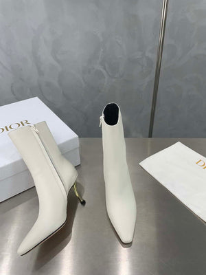 Dior Women's Shoes KCI806VVV_S900 D-Fame Heeled Angle Boot 192877 - 35 - View 7